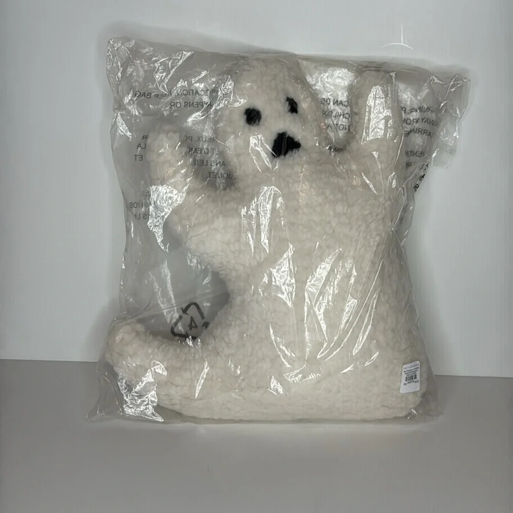 Pottery Barn ghost shaped pillow